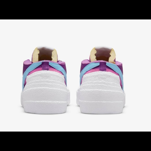 Nike x Sacai x Kaws Blazer Low Purple Dusk - Womens 6 - Picture 4 of 4